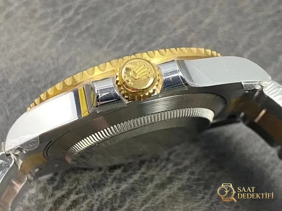 VS Factory Rolex İki Renk Mavi Su Hayaleti 3135 Replika Saat - VS - Bilezik, Toka ve Klips Mekanizması