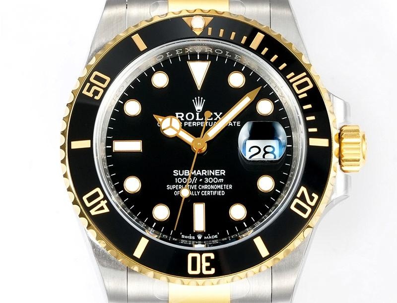 VS Factory Rolex İki Renkli Altın Siyah Su Hayaleti 3235 Replika Saat - VS Saat — 5. fotoğraf