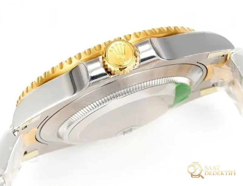 VS Factory Rolex İki Renkli Altın Siyah Su Hayaleti 3235 Replika Saat - VS Saat - Makro Kadran ve İndeks İşçiliği