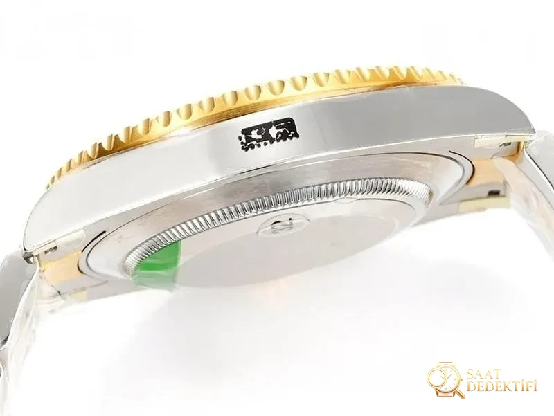 VS Factory Rolex İki Renkli Altın Siyah Su Hayaleti 3235 Replika Saat - VS Saat - Klips Kilidi ve Lazer Damgalar