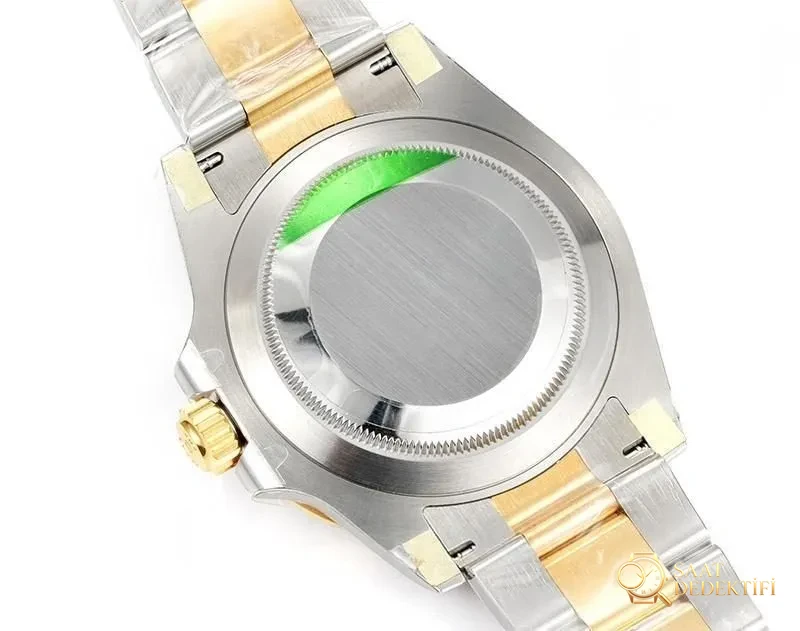 VS Factory Rolex İki Renkli Altın Siyah Su Hayaleti 3235 Replika Saat - VS Saat - Fosfor ve Super-LumiNova Gece Görünümü