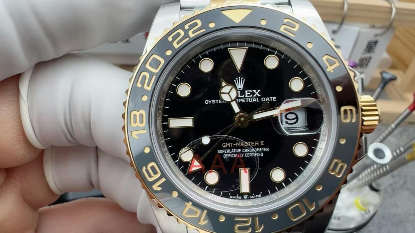 VS Factory Rolex iki tonlu altın, pil kabuğu bezelli, Dandong 3285 mekanizmalı ağırlıklandırılmış versiyon nasıl? — 3. fotoğraf