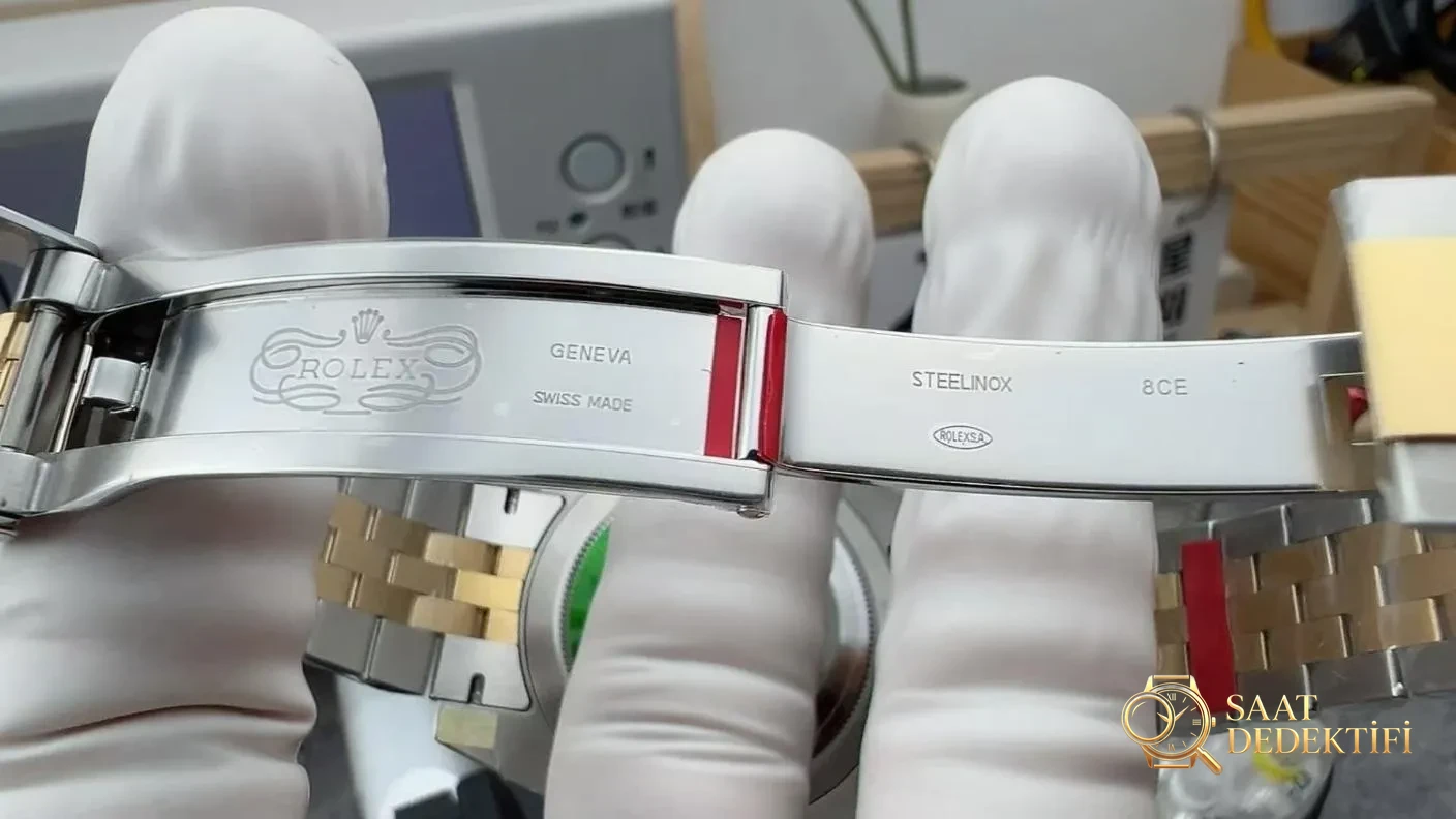 VS Factory Rolex iki tonlu altın, pil kabuğu bezelli, Dandong 3285 mekanizmalı ağırlıklandırılmış versiyon nasıl? - Bilekte Duruş ve Kasa Orantısı