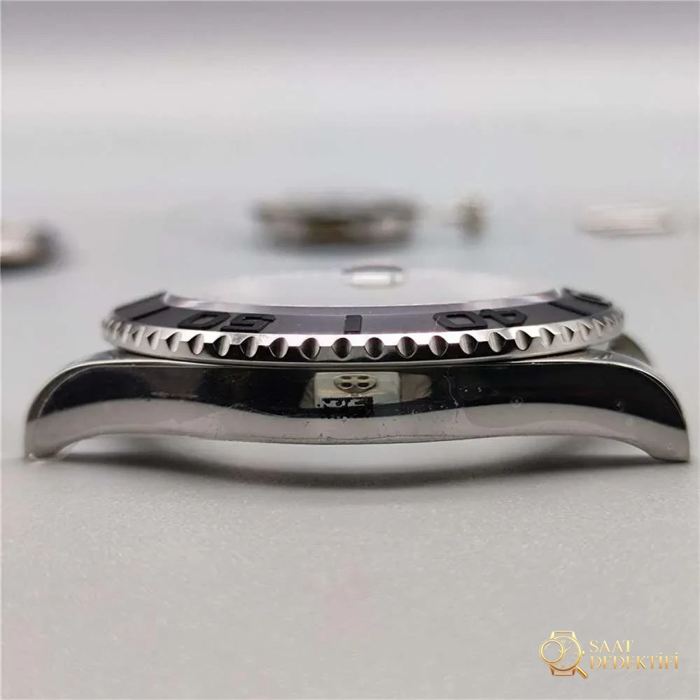 VS Factory Rolex kalitesi - Platin Yacht-Master 3235 mekanizma söküm incelemesi - Kadran Detayı ve Bezel İşçiliği