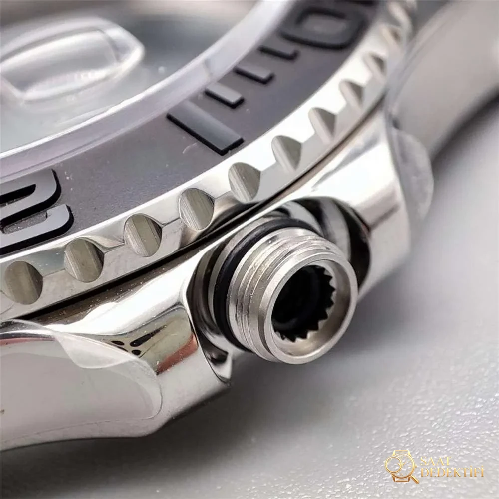 VS Factory Rolex kalitesi - Platin Yacht-Master 3235 mekanizma söküm incelemesi - Mekanizma Zemberek ve Balans Detayı