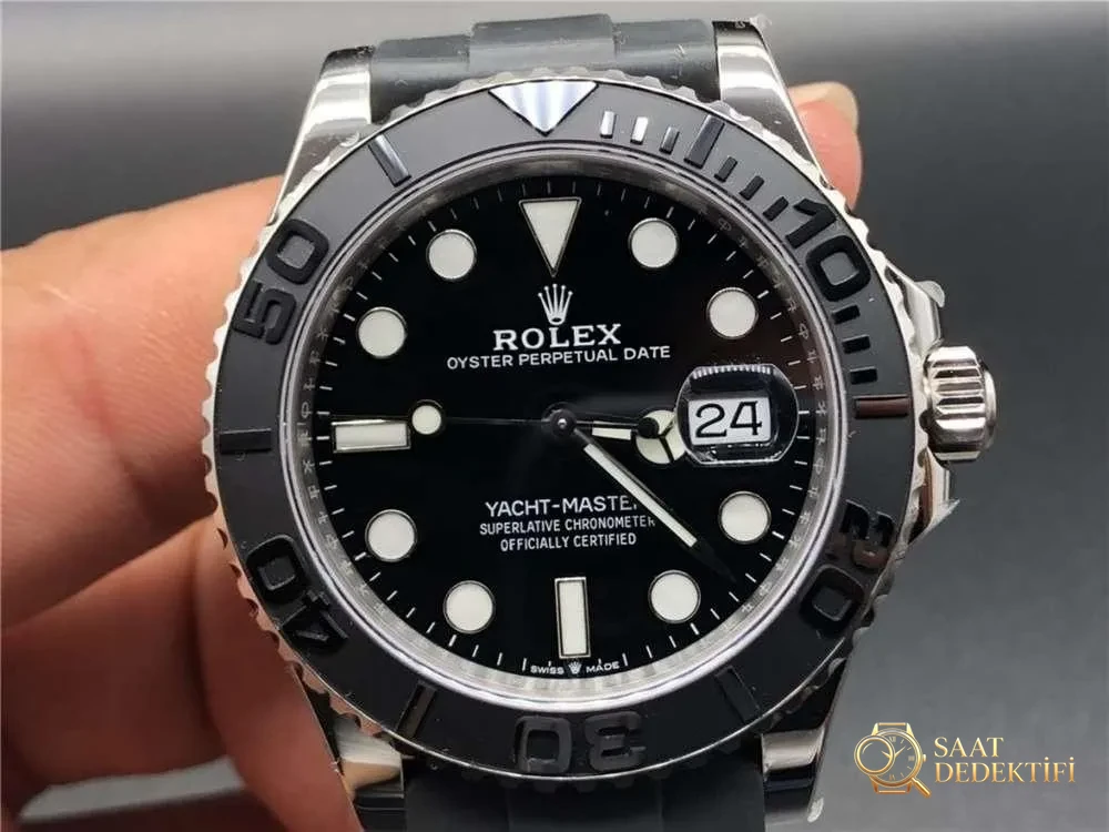 VS Factory Rolex kalitesi - Platin Yacht-Master 3235 mekanizma söküm incelemesi - Tepe Kilit Mekanizması ve Conta Yapısı