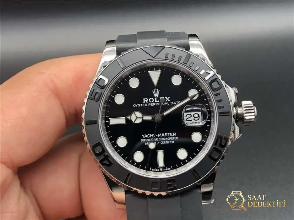 VS Factory Rolex kalitesi - Platin Yacht-Master 3235 mekanizma söküm incelemesi - Makro Mekanizma Köprüleri ve Cenevre Çizgileri