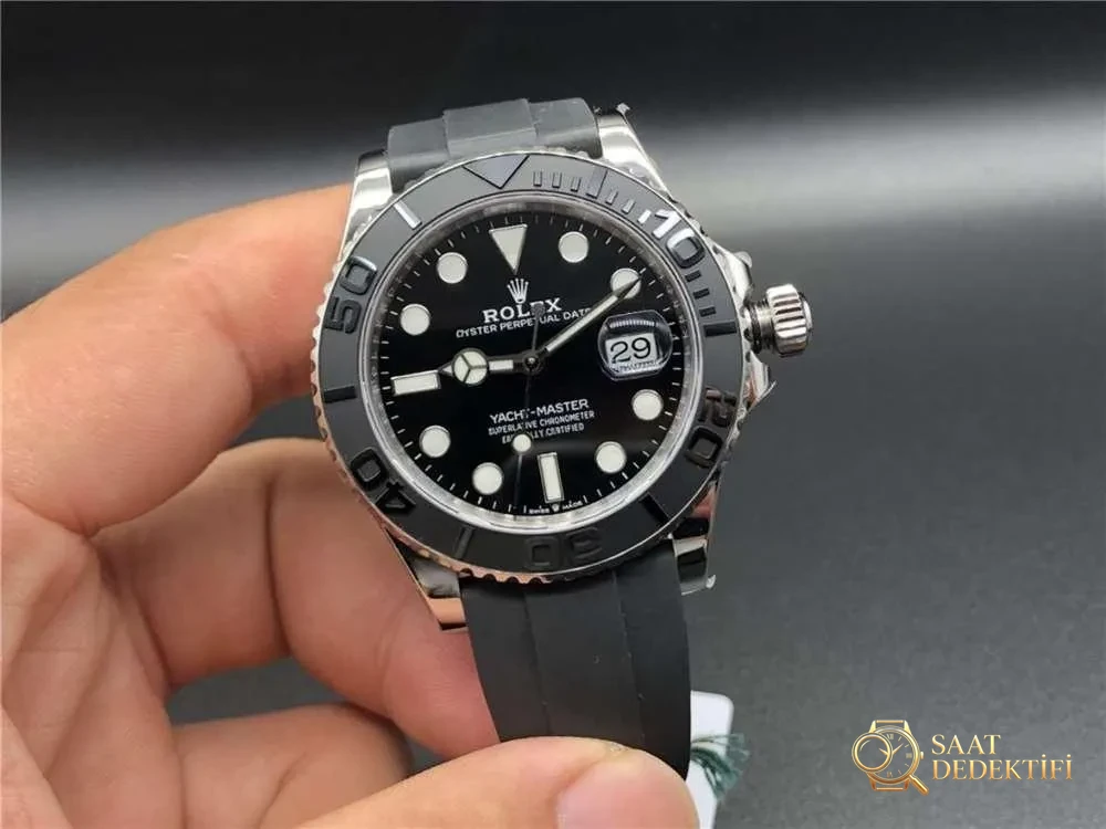 VS Factory Rolex kalitesi - Platin Yacht-Master 3235 mekanizma söküm incelemesi - Balans Çarkı ve Zemberek Aksamı