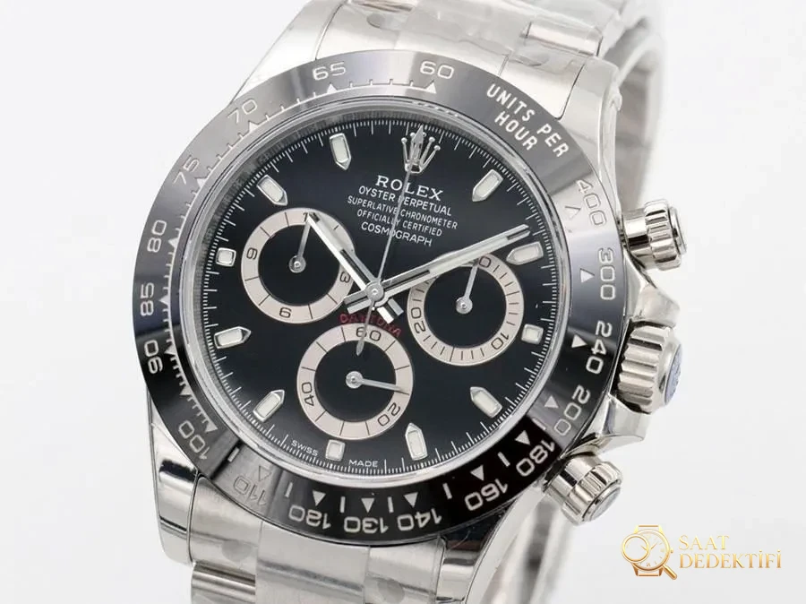 VS Factory Rolex Black Bear Daytona 4130 Replik-Armbanduhr – VS Daytona Review – Clip-Verschluss und Laserstempel