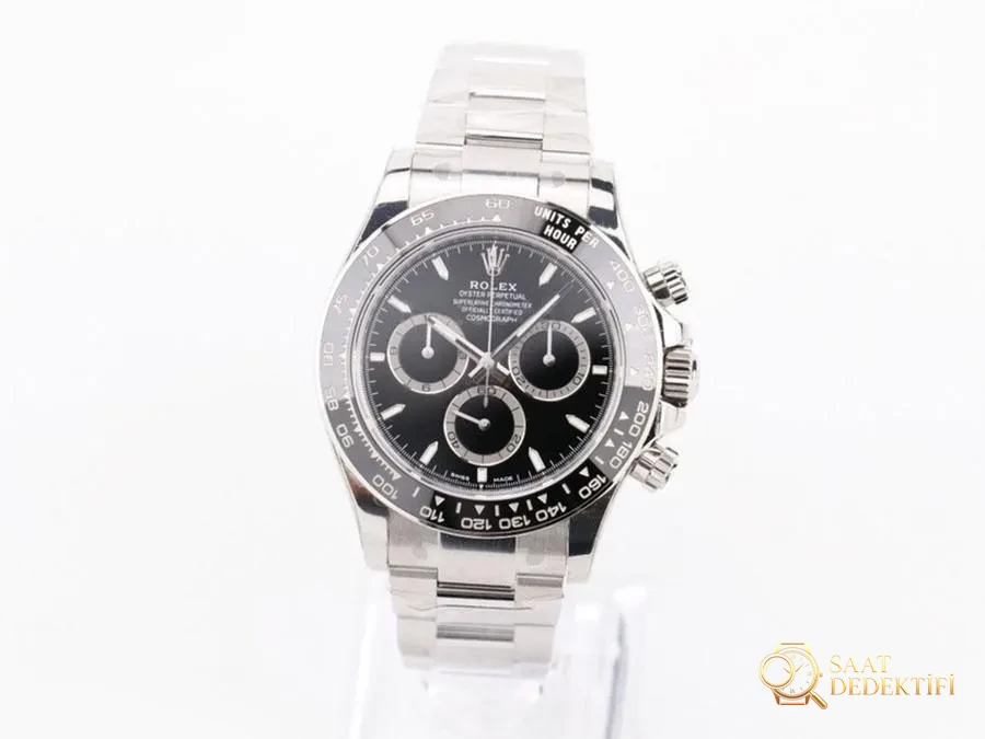 Vs Factory Rolex Kara Ayi Daytona 4131 Replika Saat vs Daytona Saat Kar... - Ön Görünüm ve Kasa Tasarımı