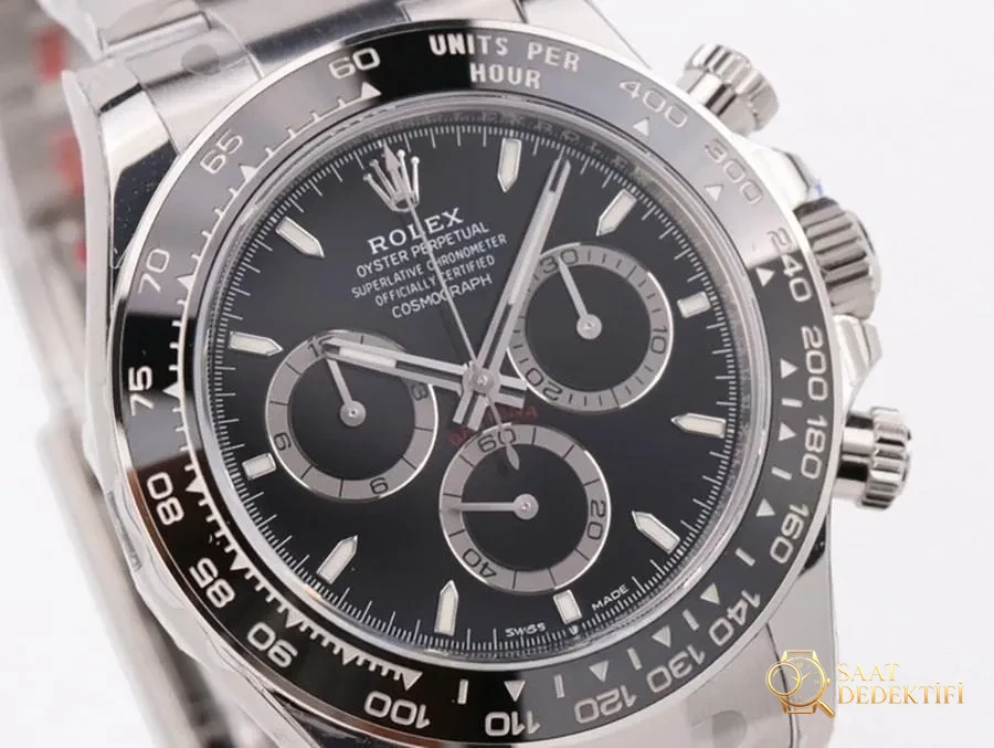 VS Factory Rolex Kara Ayı Daytona 4131 Replika Saat - VS Daytona Saat - Arka Kapak ve Mekanizma Detayı