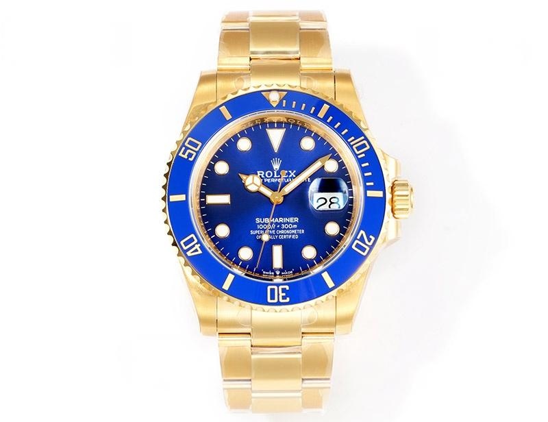 VS Factory Rolex mavi-altın su geçirmez 3235 replika kol saati - VS saat — 1. fotoğraf