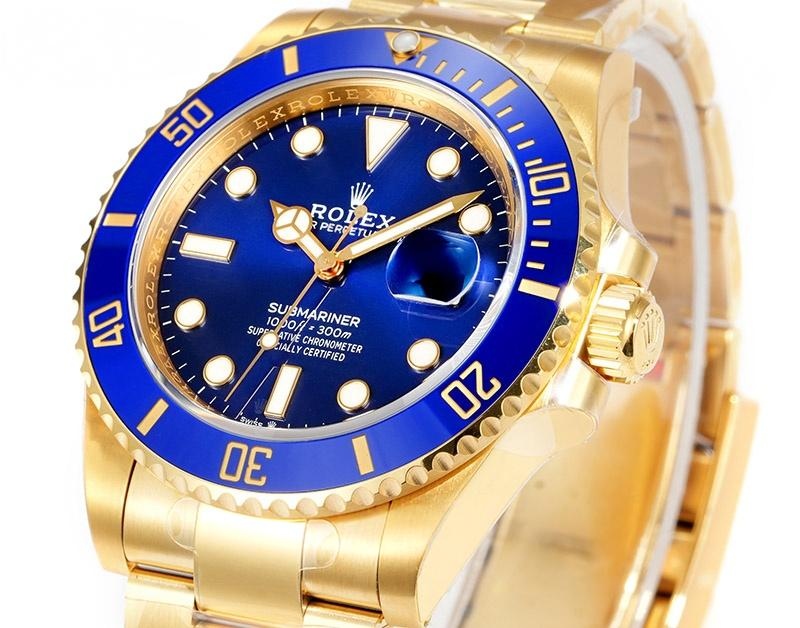 VS Factory Rolex mavi-altın su geçirmez 3235 replika kol saati - VS saat — 3. fotoğraf
