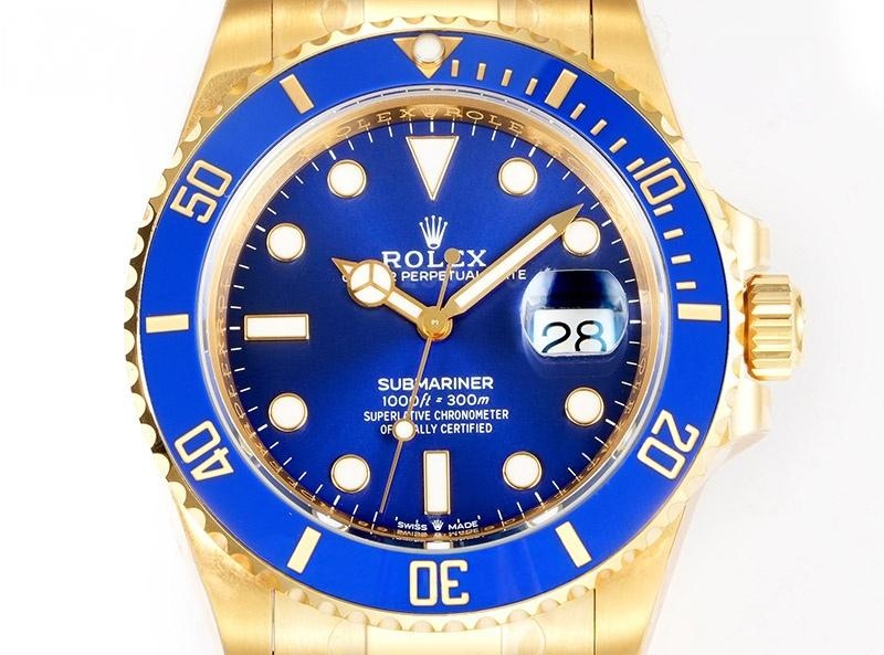 VS Factory Rolex mavi-altın su geçirmez 3235 replika kol saati - VS saat — 5. fotoğraf