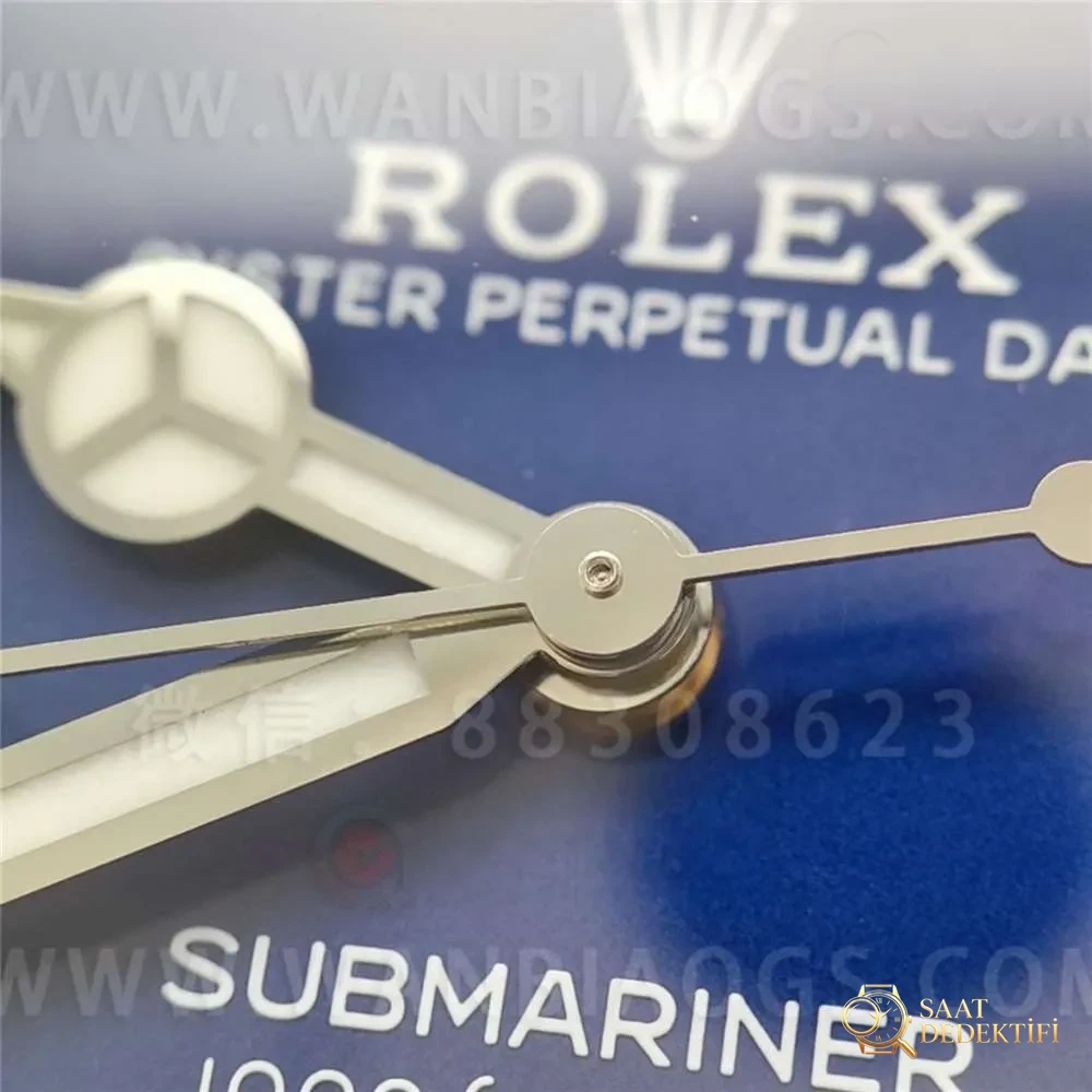 VS Factory Rolex Mavi Su Hayaleti Detaylı Fotoğraflı İncelemesi - Mekanizma Zemberek ve Balans Detayı