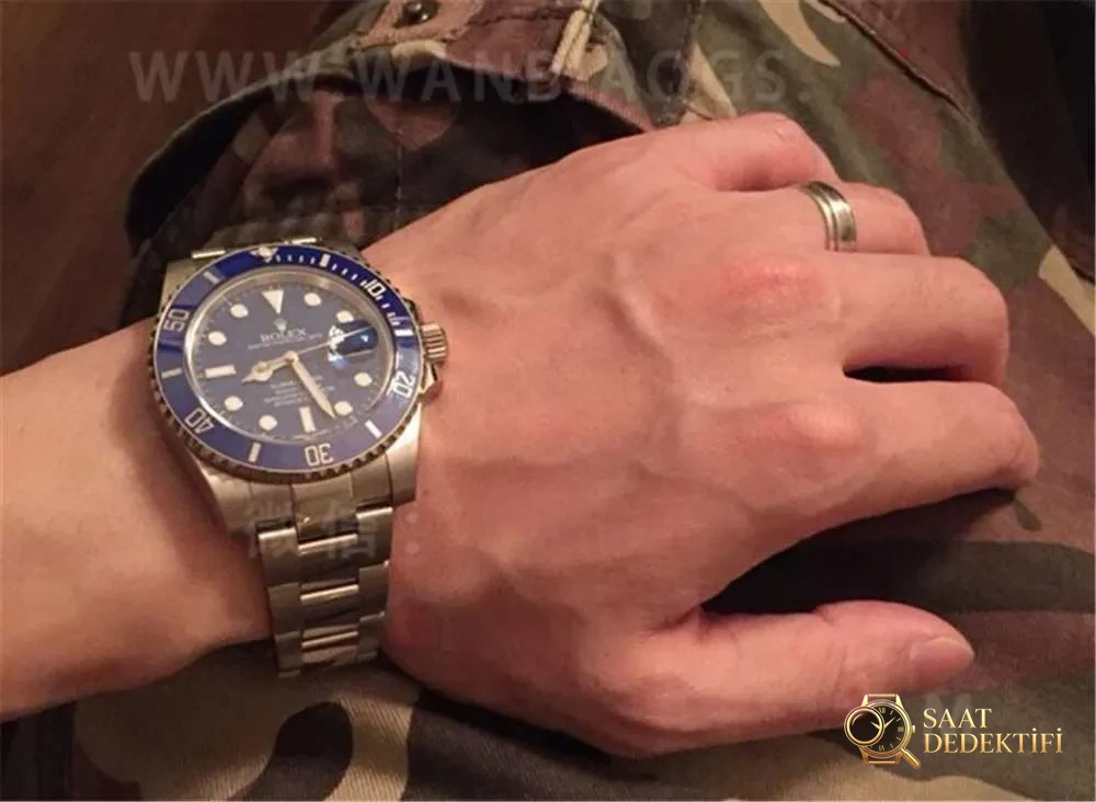 VS Factory Rolex Mavi Su Hayaleti Detaylı Fotoğraflı İncelemesi - Arka Kapak Gravür ve Seri Numarası