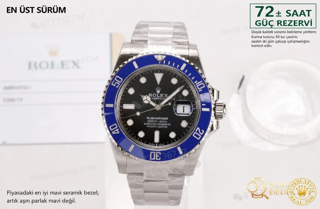 Rolex Submariner VS Factory İncelemesi - Ön Görünüm ve Kasa Tasarımı