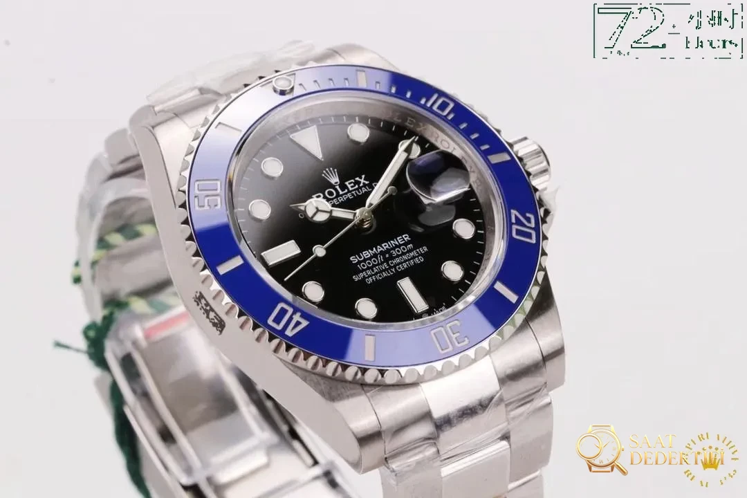 VS Factory Rolex Mavi Submariner 41 mm C Bezel 3235 Mekanizma 126619LB İncelemesi - Klips Kilidi ve Lazer Damgalar