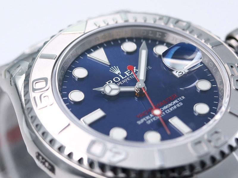 VS Factory Rolex mavi Yacht-Master 116622-78760 replika kol saati - VS saat — 4. fotoğraf
