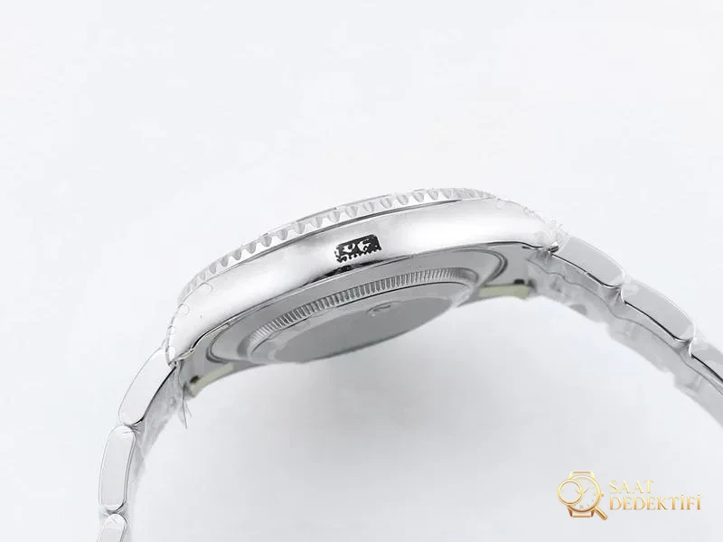VS Factory Rolex mavi Yacht-Master 116622-78760 replika kol saati - VS saat - Makro Kadran ve İndeks İşçiliği