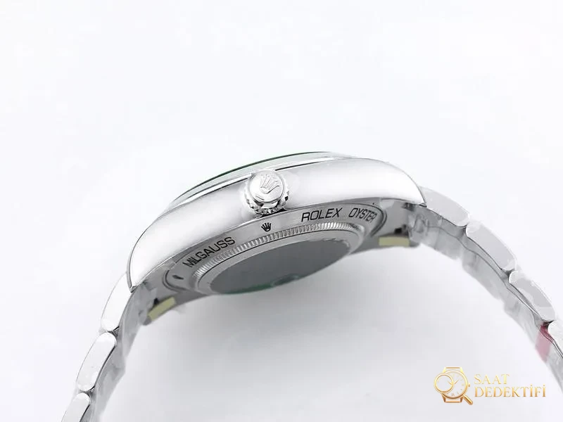 VS Factory Rolex Milgauss serisi yeşil şimşek camlı replika saat - VS - Bilezik, Toka ve Klips Mekanizması