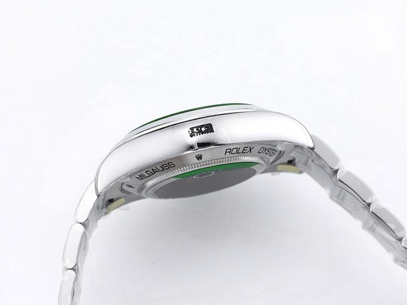 VS Factory Rolex Milgauss serisi yeşil şimşek camlı replika saat - VS — 6. fotoğraf