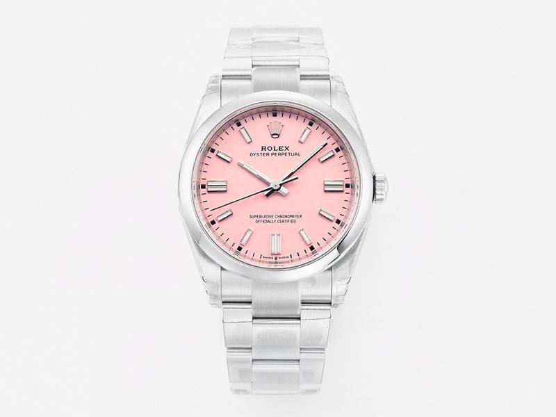 VS Factory Rolex Oyster Perpetual 36 Pembe Kadran Replika Kol Saati-VS Saat — 1. fotoğraf