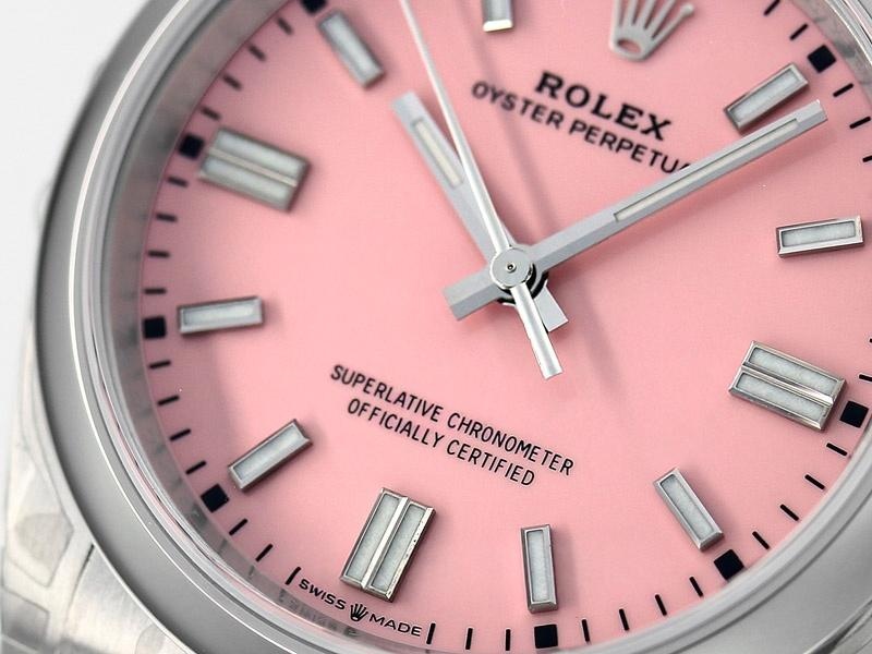 VS Factory Rolex Oyster Perpetual 36 Pembe Kadran Replika Kol Saati-VS Saat — 4. fotoğraf