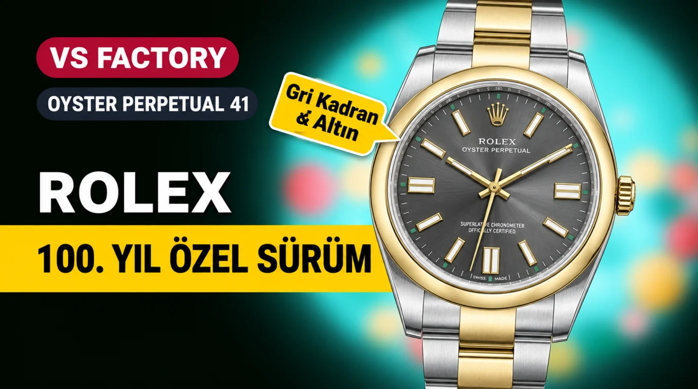 VS Factory Rolex Oyster Perpetual 41 im Test: Goldlünette zum 100-jährigen Jubiläum und Dandong 3230