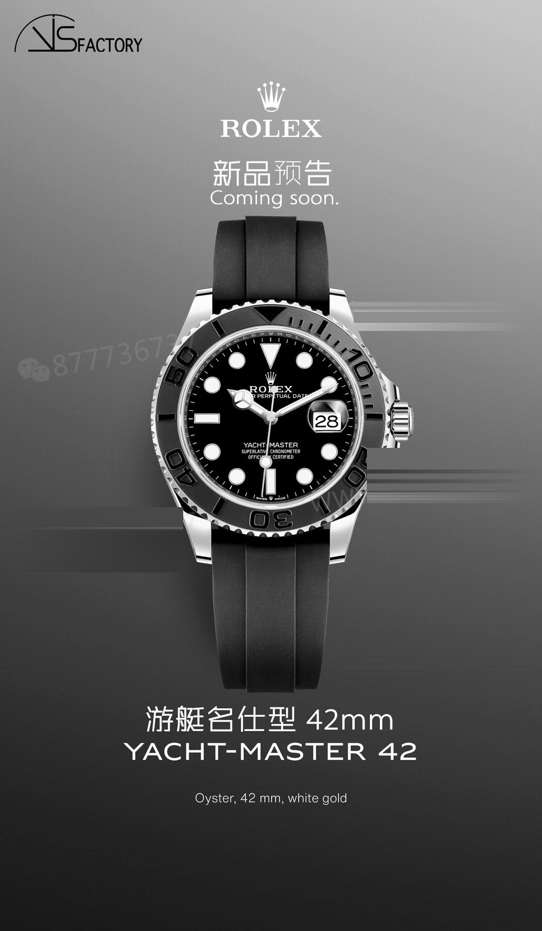 VS Factory Rolex Platin Yacht-Master 3235 Mekanizma 42 mm 226659 Yeni Saat İncelemesi — 1. fotoğraf