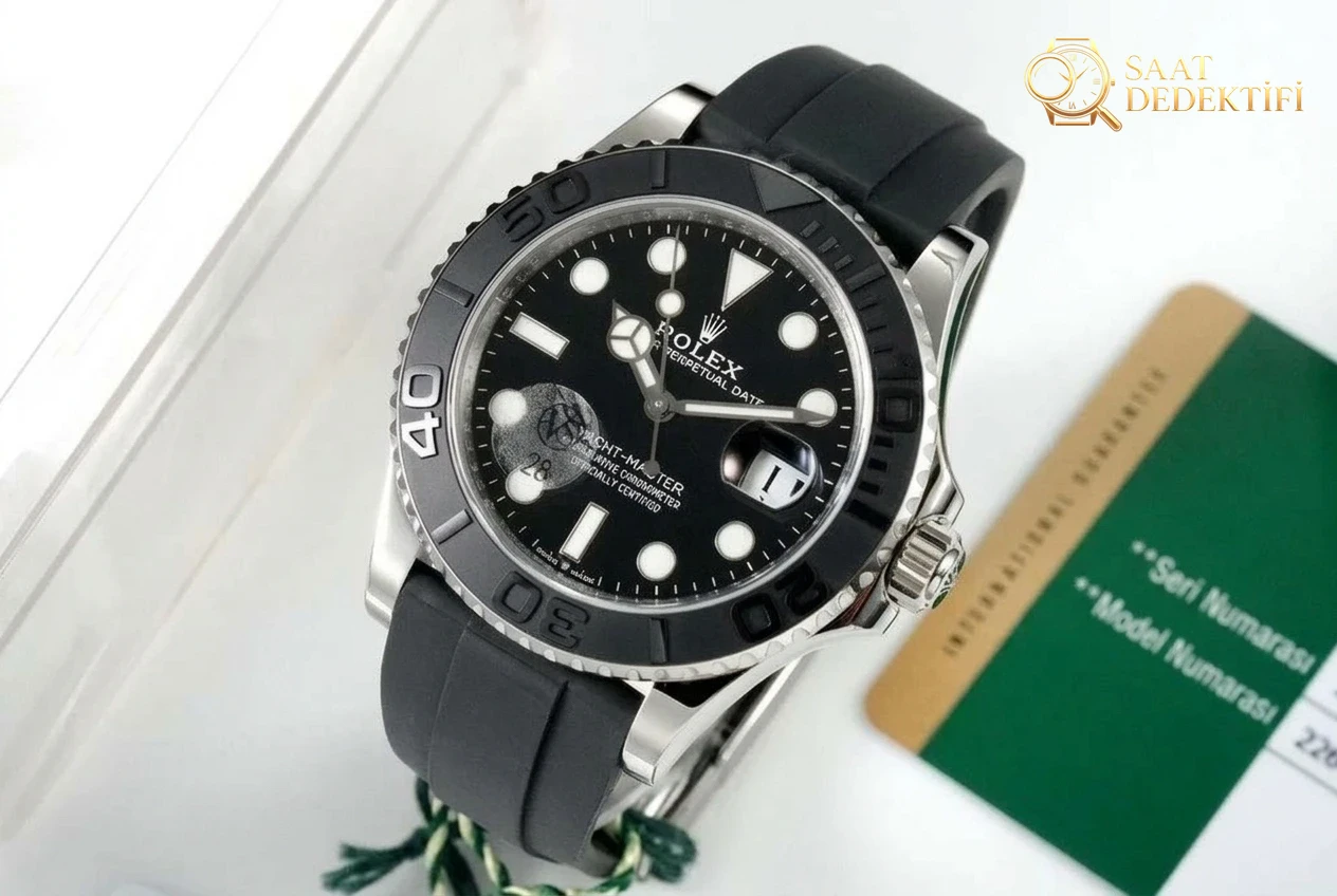 VS Factory Rolex Platin Yacht-Master 3235 Mekanizma 42 mm 226659 Yeni Saat İncelemesi - Arka Kapak ve Mekanizma Detayı