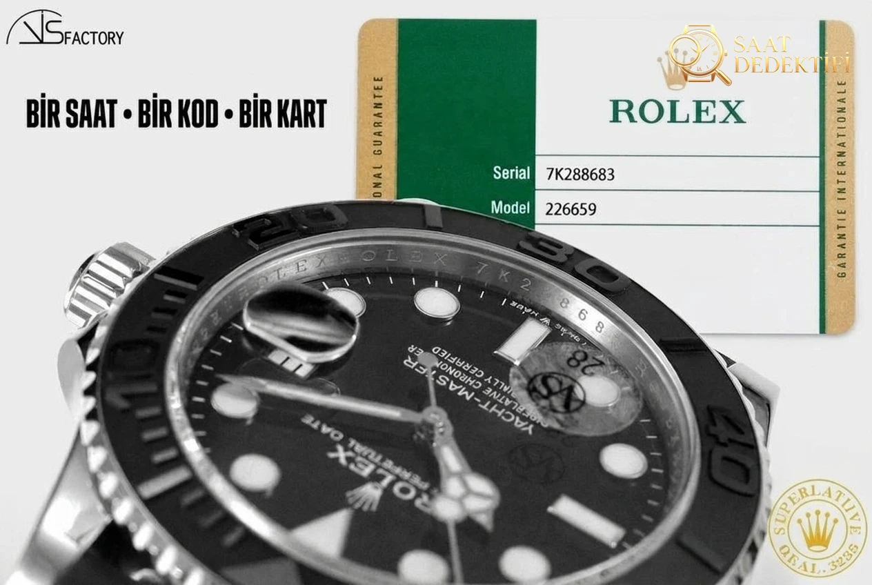 VS Factory Rolex Platin Yacht-Master 3235 Mekanizma 42 mm 226659 Yeni Saat İncelemesi - Bilezik, Toka ve Klips Mekanizması
