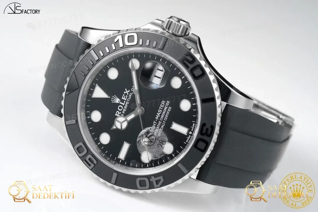 VS Factory Rolex Platin Yacht-Master 3235 Mekanizma 42 mm 226659 Yeni Saat İncelemesi - Klips Kilidi ve Lazer Damgalar