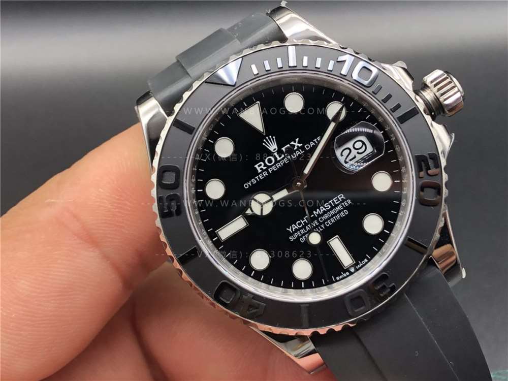 VS Factory Rolex platin Yacht-Master 42 mm «3135 mekanizma» saat işçilik incelemesi — 13. fotoğraf