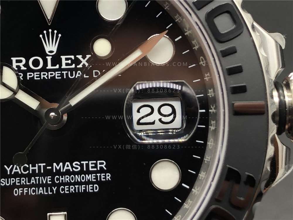 VS Factory Rolex platin Yacht-Master 42 mm «3135 mekanizma» saat işçilik incelemesi — 14. fotoğraf