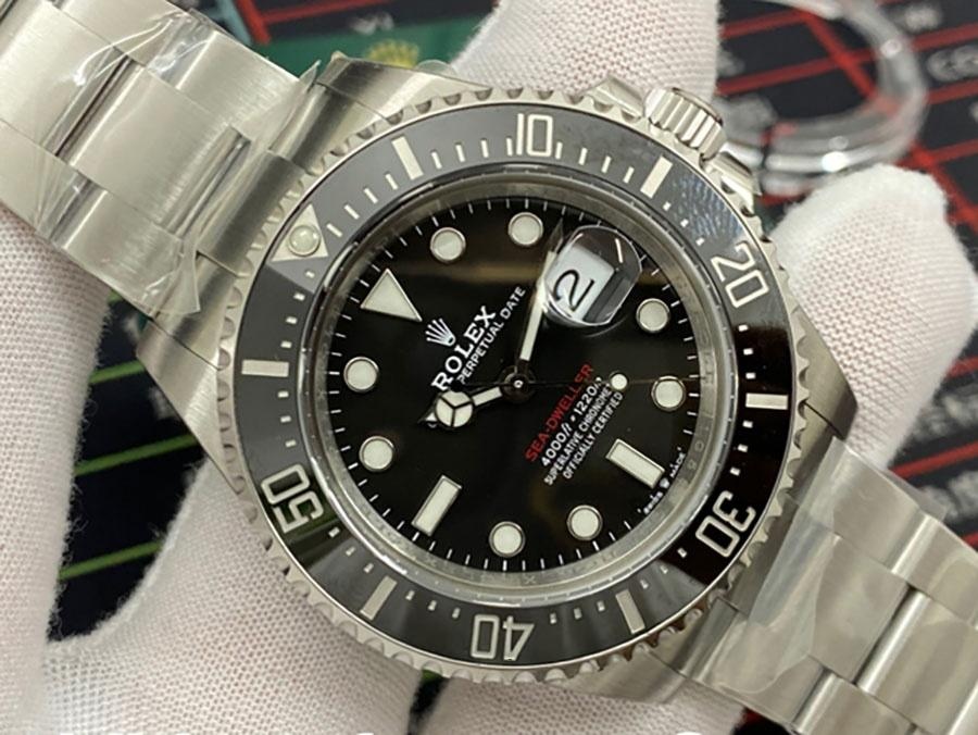 VS Factory Rolex Sea-Dweller Single Red Ghost King Replika Saat - VS Saat — 1. fotoğraf