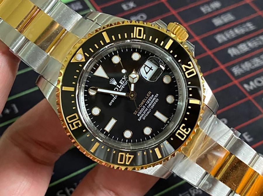 VS Factory Rolex Sea-Dweller two-tone tek kırmızı "Rüya" replika saat - VS Saat — 2. fotoğraf