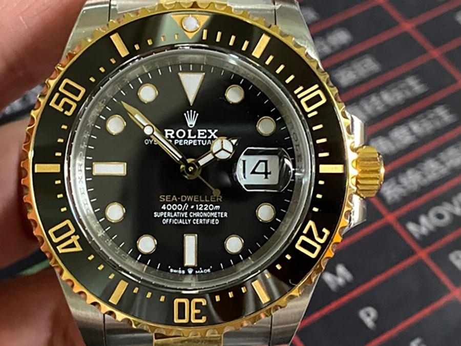VS Factory Rolex Sea-Dweller two-tone tek kırmızı "Rüya" replika saat - VS Saat — 3. fotoğraf