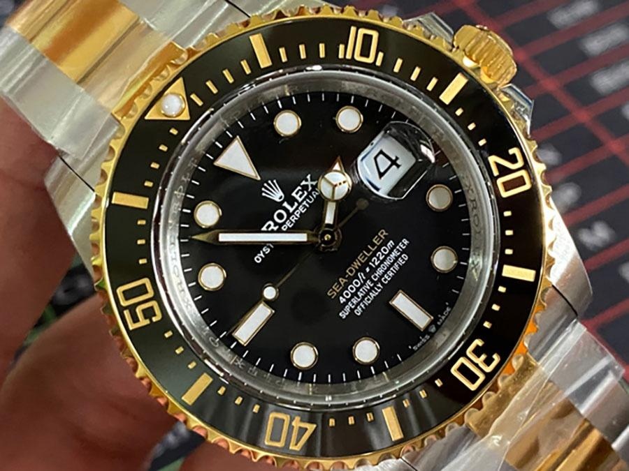 VS Factory Rolex Sea-Dweller two-tone tek kırmızı "Rüya" replika saat - VS Saat — 4. fotoğraf
