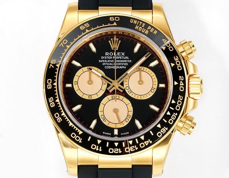VS Factory Rolex Siyah-Altın Daytona 4131 Replika Saat — 2. fotoğraf