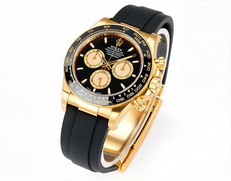 VS Factory Rolex Siyah-Altın Daytona 4131 Replika Saat — 3. fotoğraf