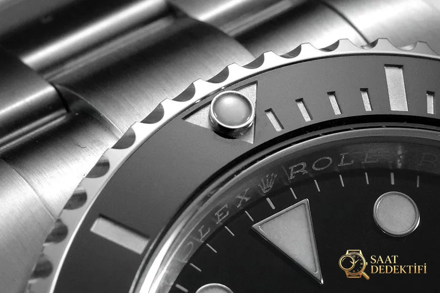 VS Factory Rolex Siyah Su Hayaleti 3135 Replika Saat - VS Saat - Makro Kadran ve İndeks İşçiliği