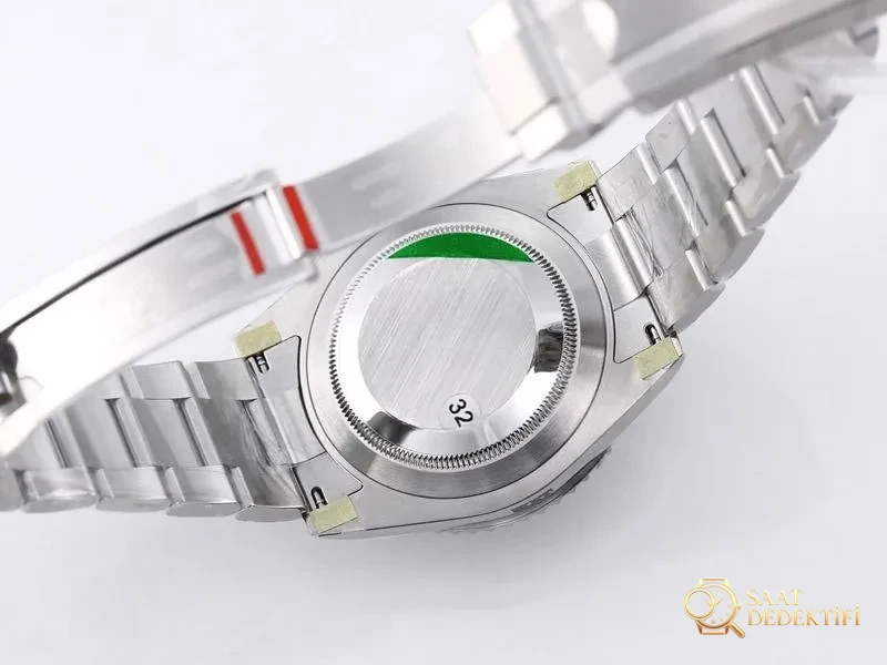 VS Factory Rolex Siyah Submariner tarihsiz 3135 replika kol saati - VS saat - Klips Kilidi ve Lazer Damgalar