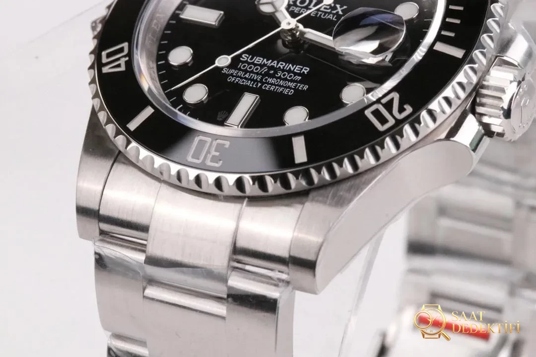 2020VS Factory 41 mm Rolex Yeşil Su Hayaleti 3235 Mekanizmalı Submariner 126610lv İncelemesi - Mekanizma Zemberek ve Balans Detayı