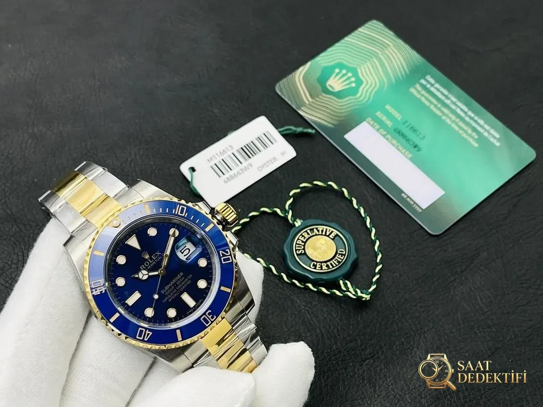 Revisión de fábrica del Rolex Submariner VS: vista frontal y diseño de la caja
