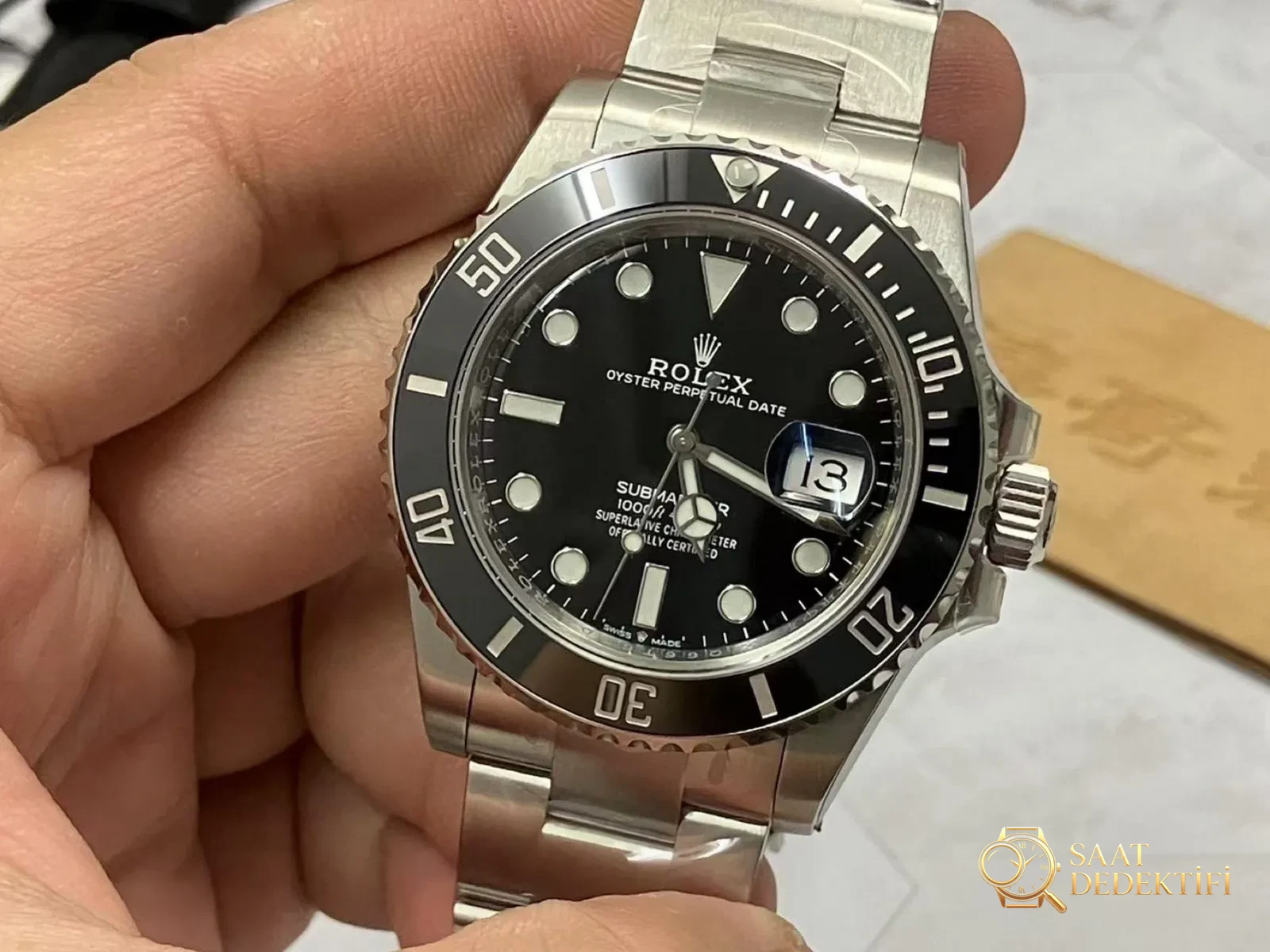 VS Factory Rolex üçüncü nesil 41 mm Black Su Hayaleti nasıl seçilir? İkinci nesil 40 mm Black Su Hayaleti ile arasındaki fark nedir? - Kadran Detayı ve Bezel İşçiliği