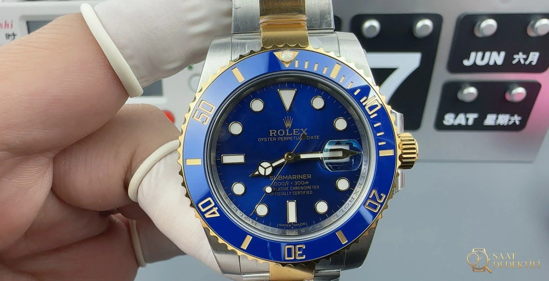 VS Factory Rolex Submariner Bluesy 126613LB V2 Frontplatte und Gehäusedesign