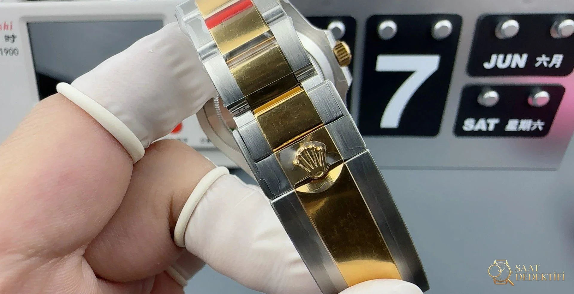 VS Factory Rolex Submariner Bluesy 126613LB Zweifarbige Oyster-Armbandglieder aus Goldstahl