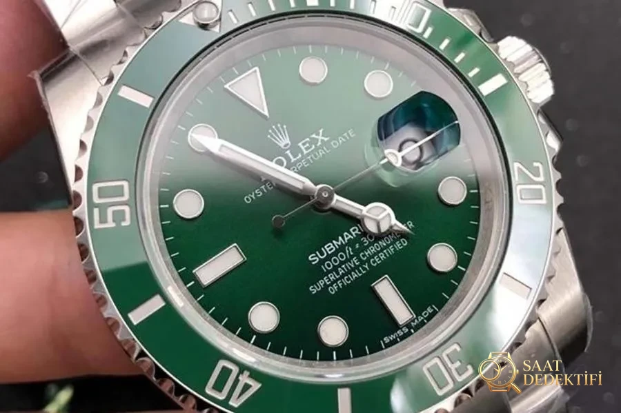VS Factory Rolex Submariner serisi yeşil su hayaleti saati güvenilir mi - Kasa Profili ve Kurma Kolu İncelemesi