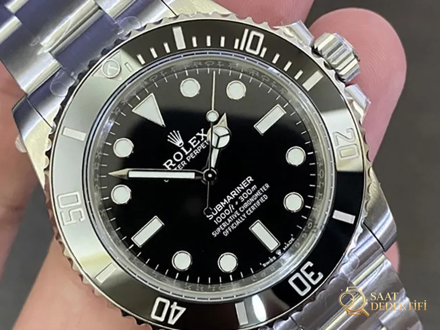Vs Factory Rolex Tarih Penceresiz Submariner Replika Kol Saati vs Watch... - Ön Görünüm ve Kasa Tasarımı